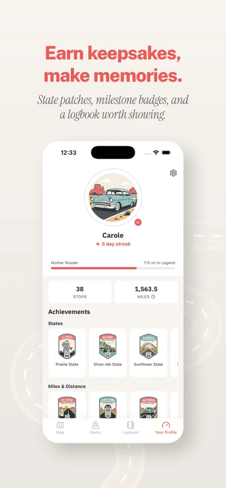 Route 66 Logbook‑App screenshot 6