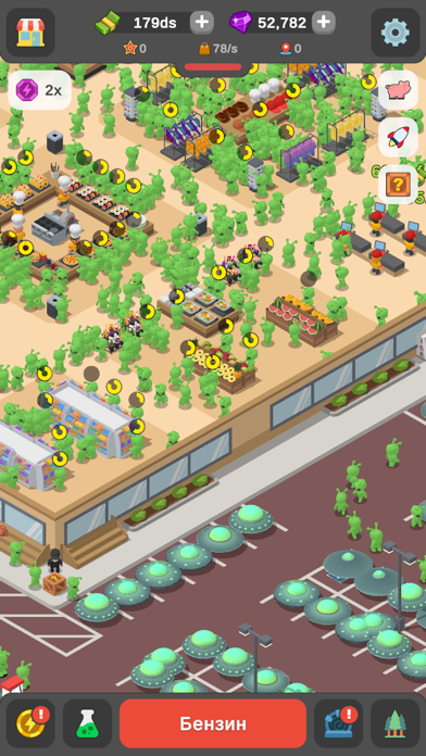 Idle Gas Station Tycoon iOS Mod IPA screenshot 2 - iOS game interface