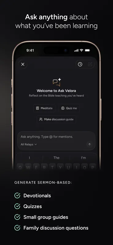 Velora: Bible & Sermon Notes screenshot 4 of 8