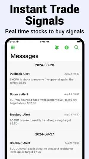Trade Alert - Stocks, Options screenshot 3