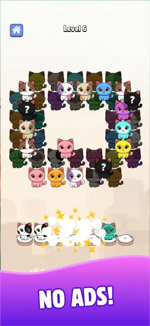 Cute Cats Match Puzzle screenshot 1