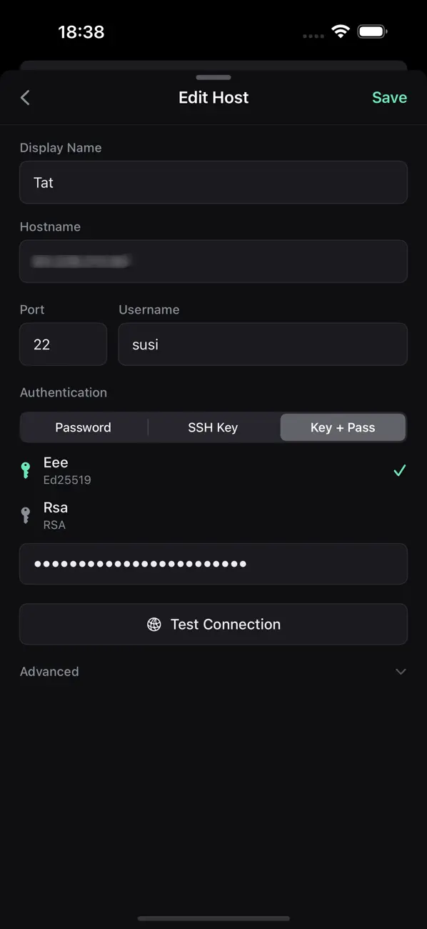 #4. Ash — SSH Client (iOS) بواسطة: Artem Sharifullin