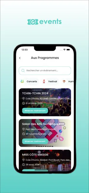 Events - Billetterie screenshot 3