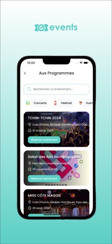 Events - Billetterie Screenshot 3 of 6