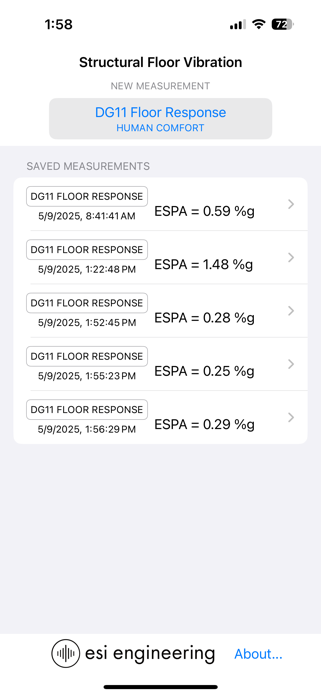 Structural Floor Vibration Screenshot 1 of 2