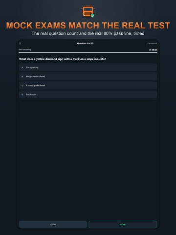 CDL Permit Prep: Test 2026 iPad screenshot