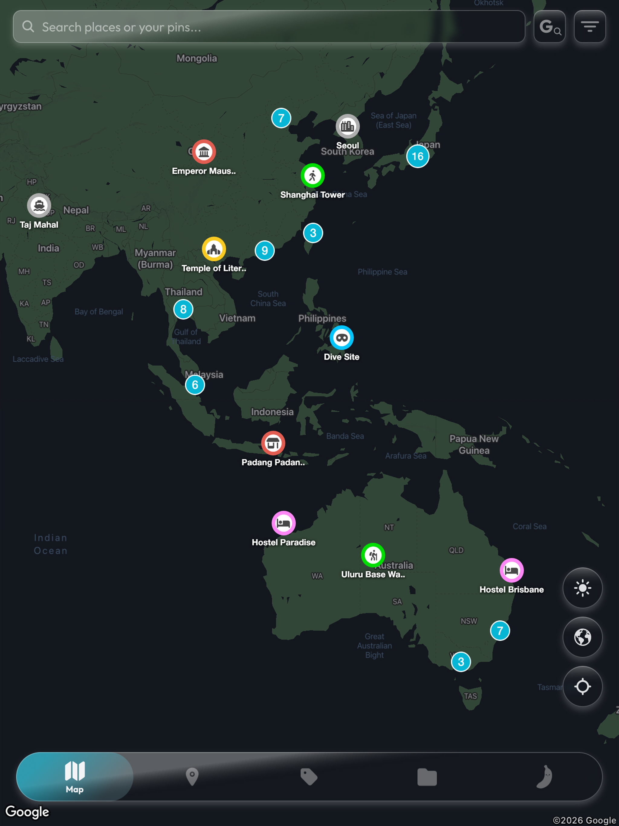 Peel The Map: Free Travel App screenshot 11