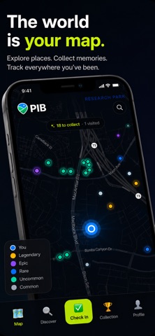 PIB - Places I've Been iPhone screenshot