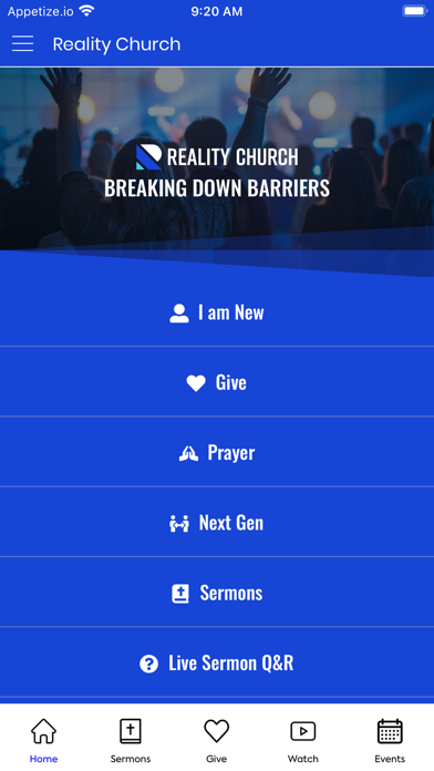 Reality.Church Screenshot
