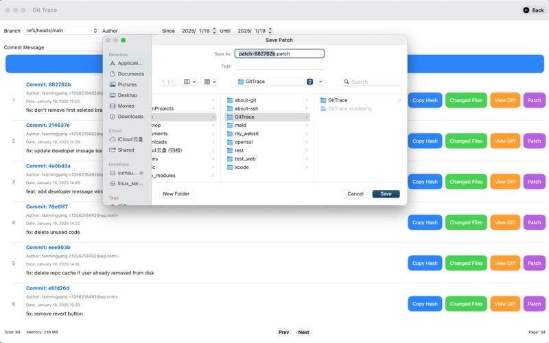 App screenshot