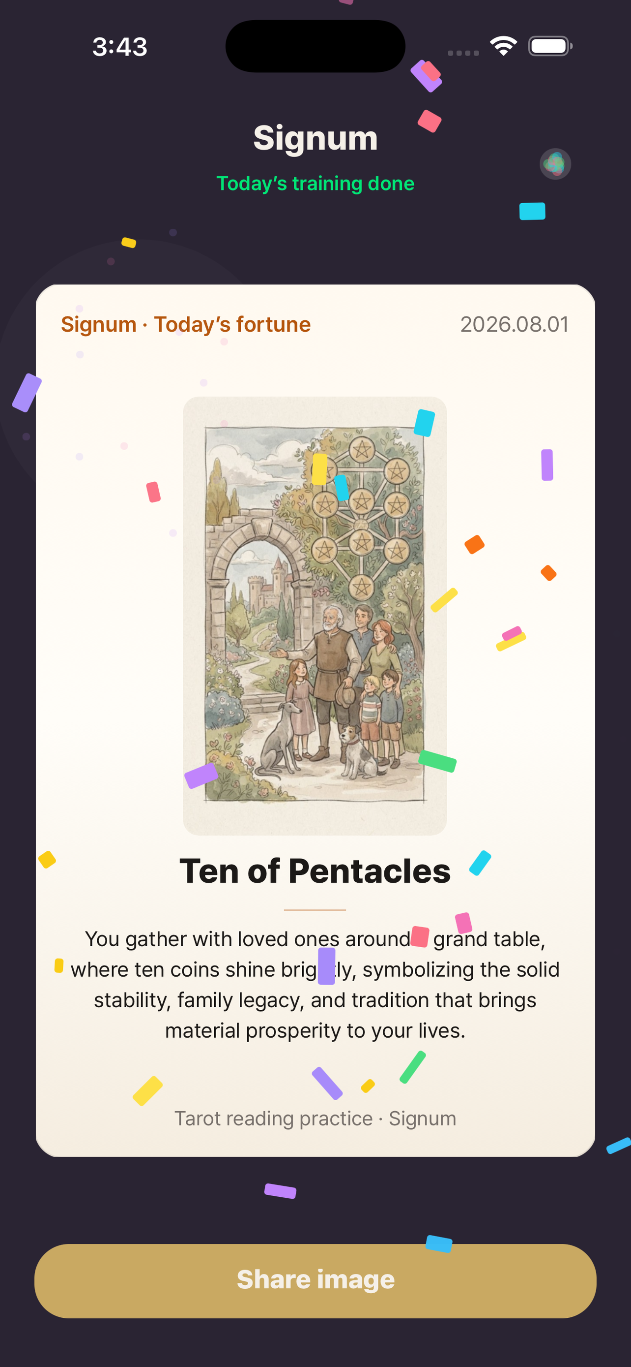 Signum Tarot screenshot 4