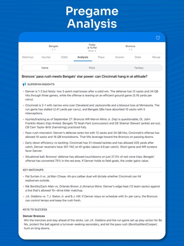Superfan Sports: NFL Football iPad screenshot