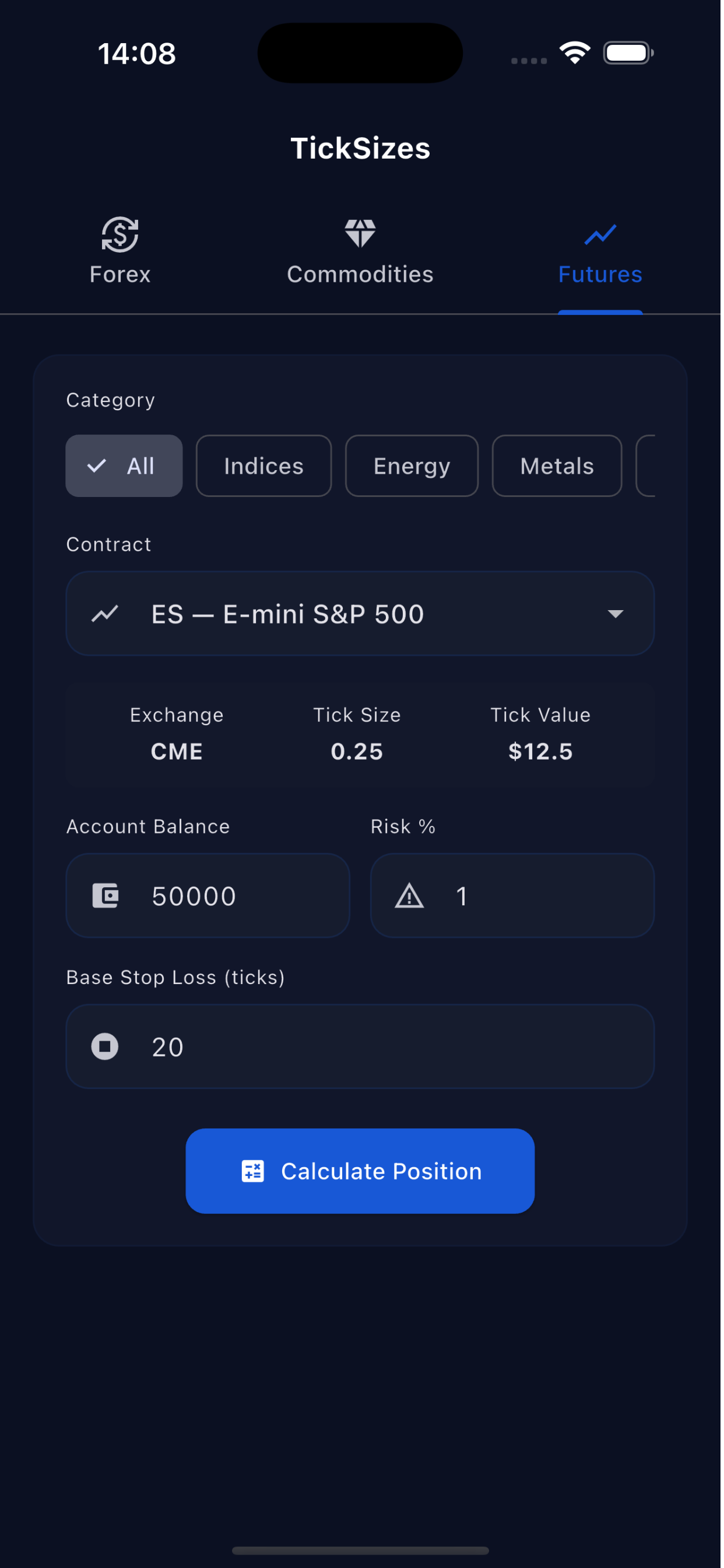 TickSizes screenshot 3