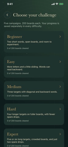 Screenshot 3 di LetterDrop: Enchanted Library