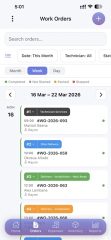 Field Service Management (FSM) screenshot