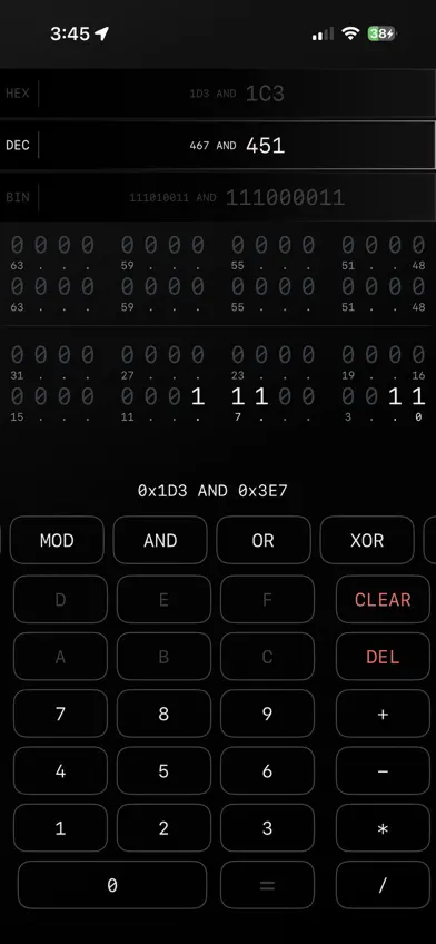 BinaryHexCalc screenshot 4