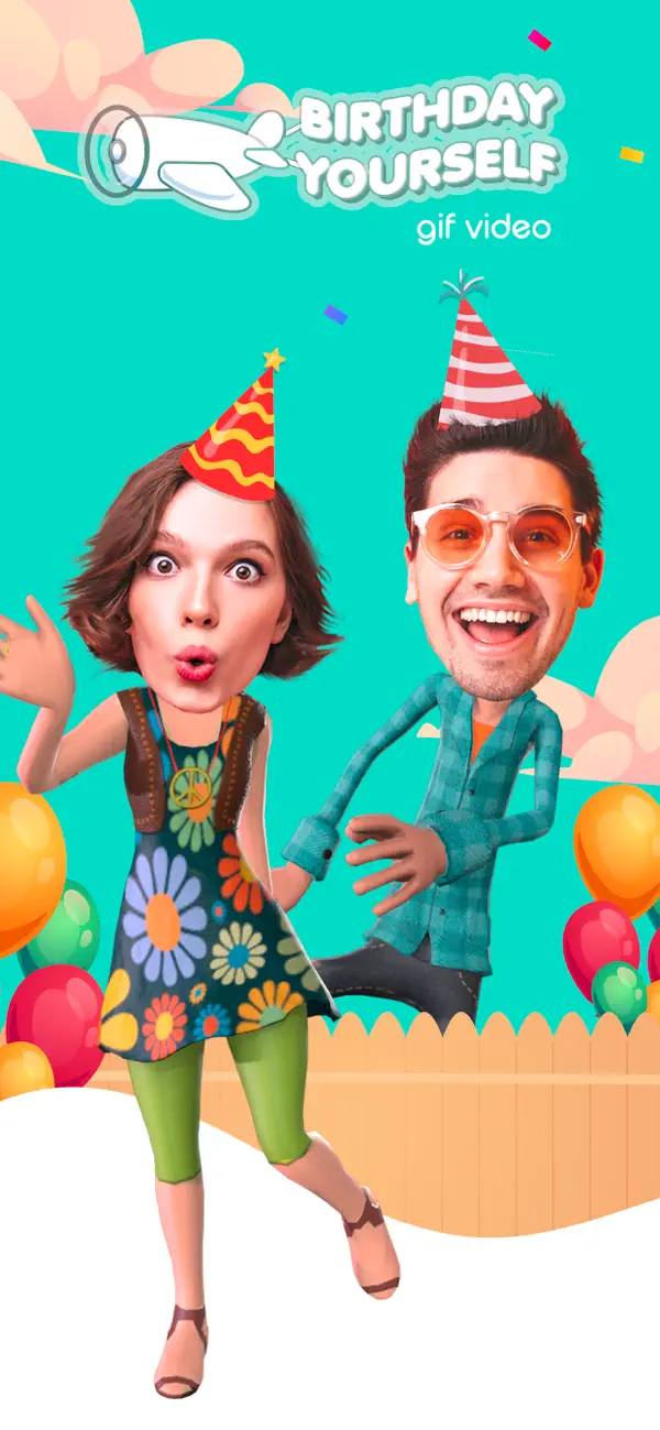 Screenshot #1 pour Vidéo de vœux d'anniversaire