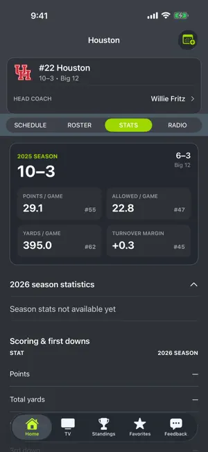 Houston Football App screenshot 4
