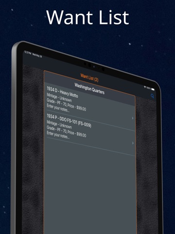 Washington Quarter iPad screenshot