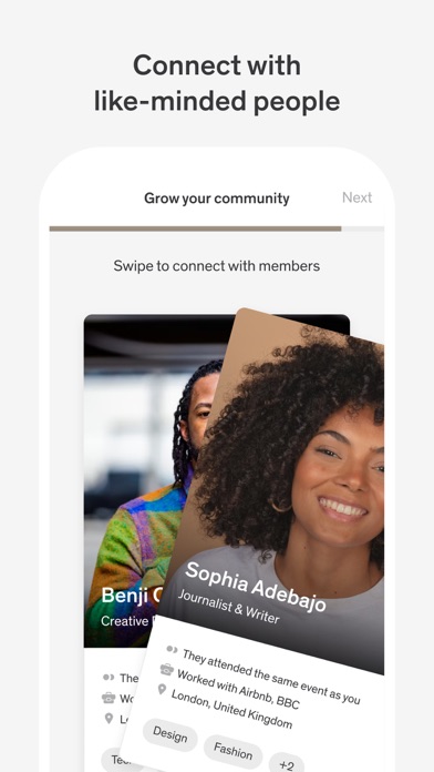 Screenshot #2 pour The Dots: professional network