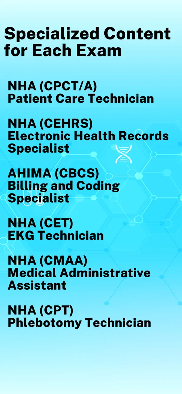 Screenshot #2 pour NHA Exam Mastery