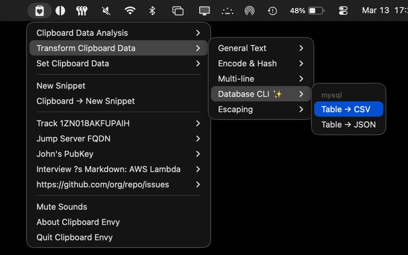 Clipboard Envy screenshot