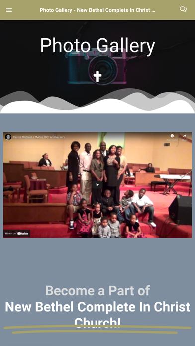 Screenshot #1 pour New Bethel CIC
