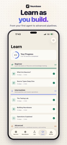 Neurobase AI Agent & Pipeline iPhone screenshot
