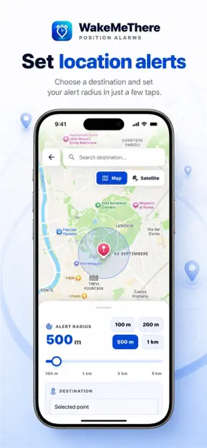 WakeMeThere screenshot 1