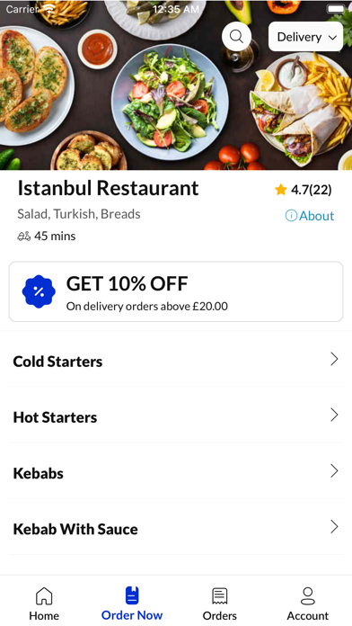Istanbul Restaurant London Rd Screenshot