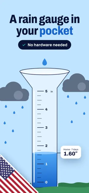 Rain Gauge: Rainfall Totals screenshot 1