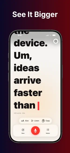 SayRay: Big Text as You Talk screenshot 3