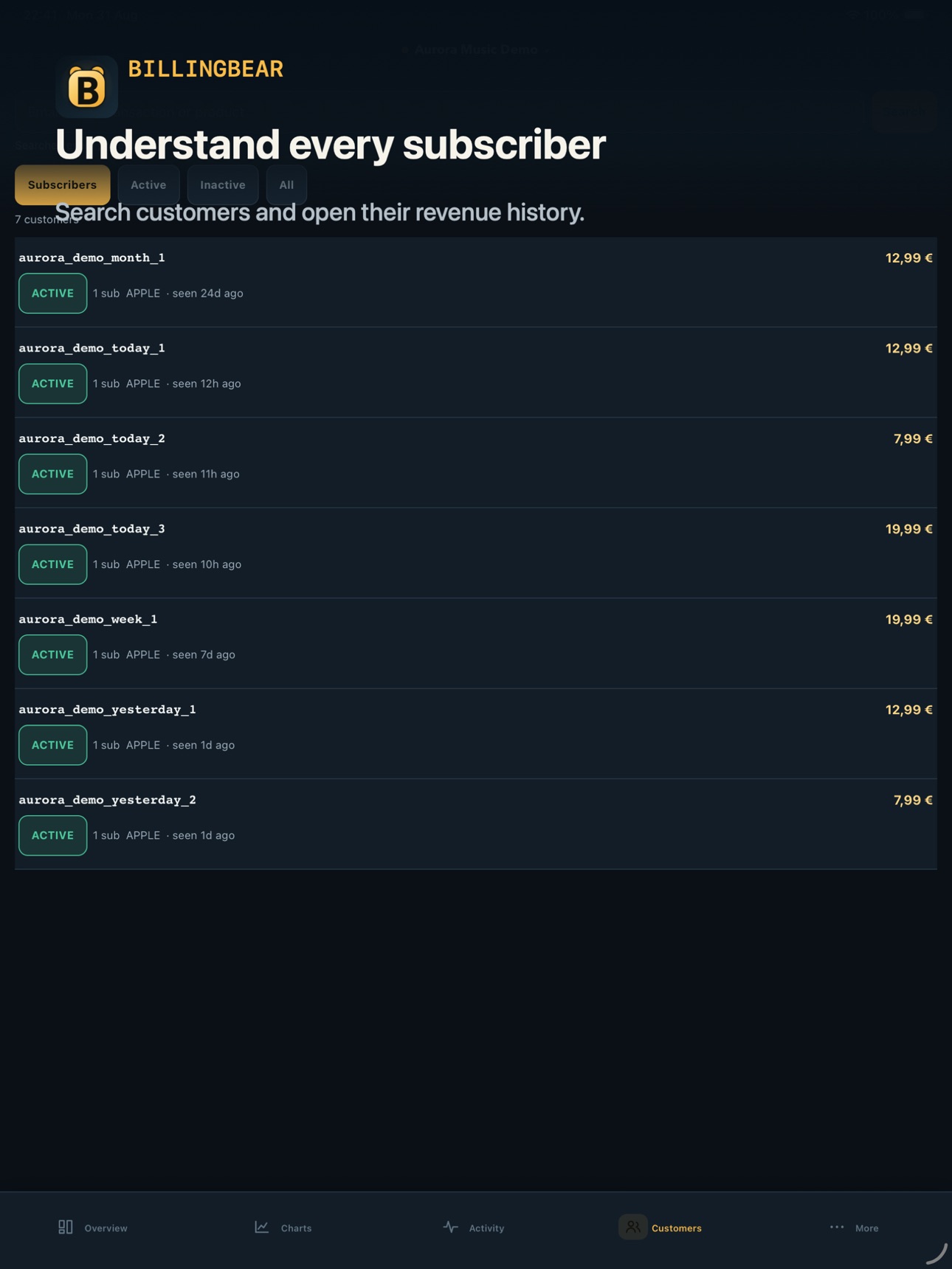 Screenshot 12 of BillingBear: Revenue Tracker