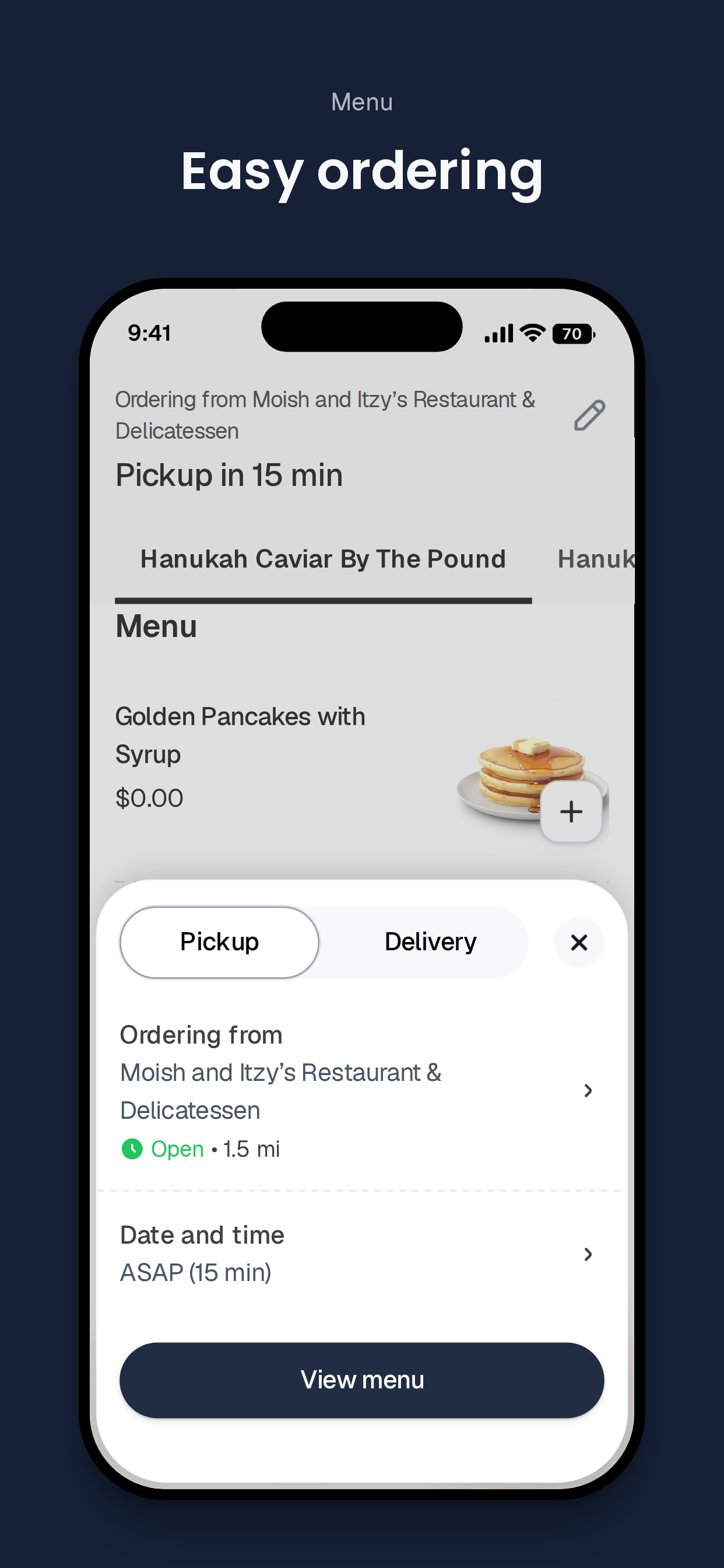 Moish and Itzy’s Restaurant screenshot 3