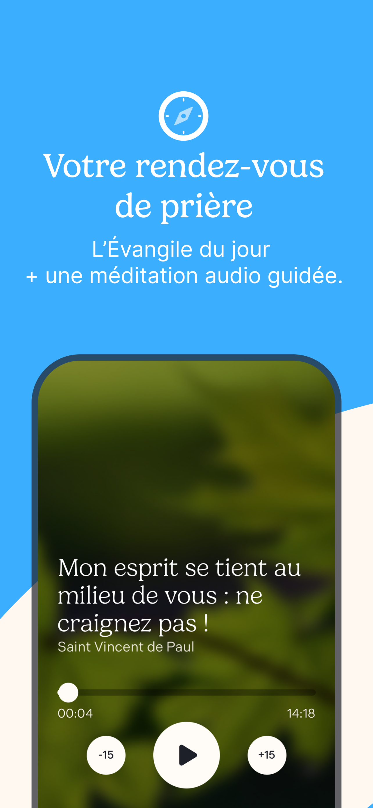 Prie en Chemin – Prière audio