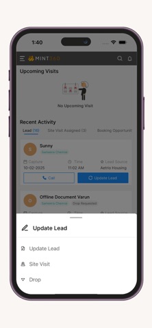 MINT360CRM screenshot