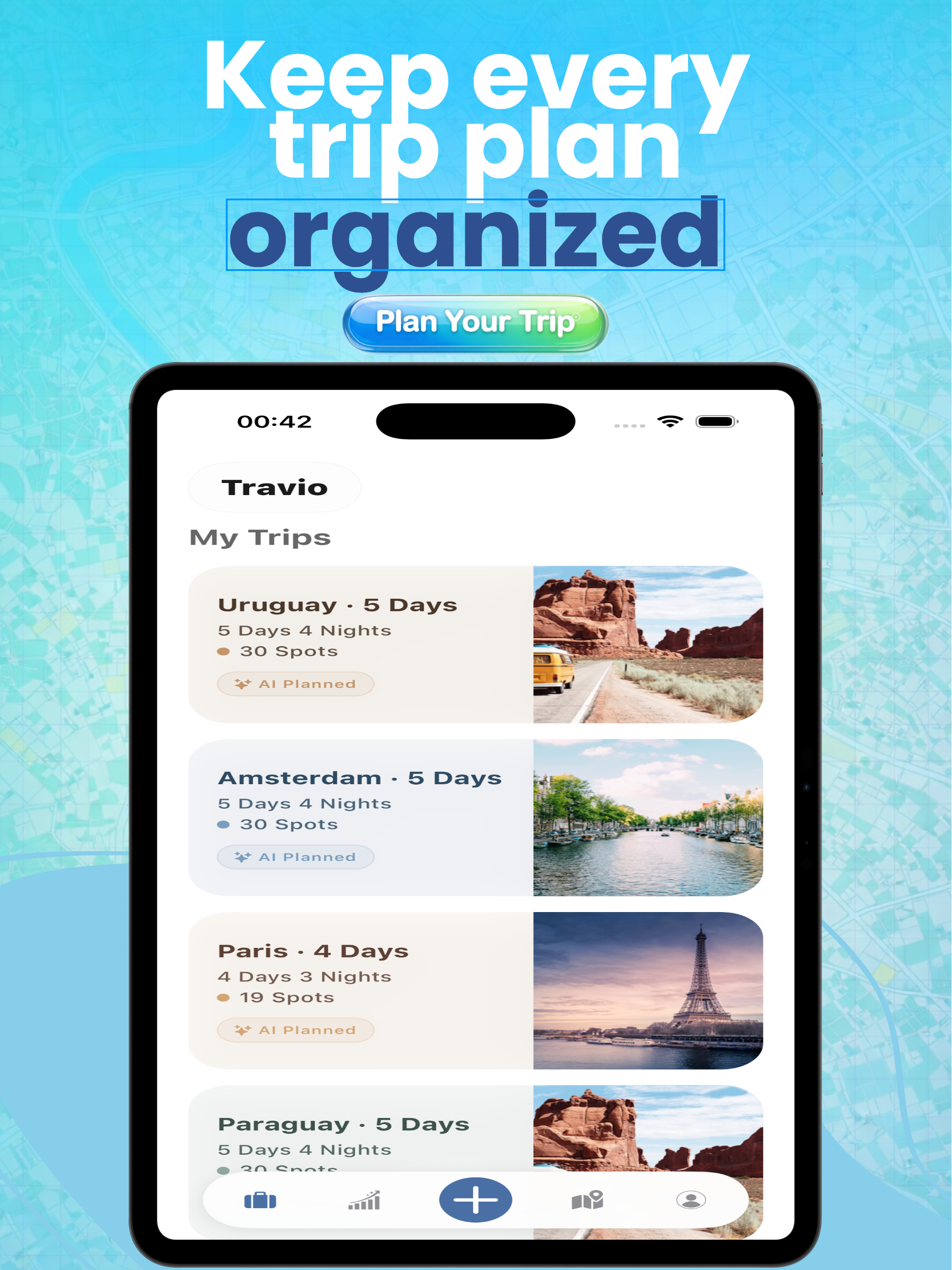 Travio: Save & Plan Trips