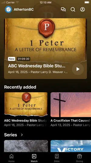 Atherton Baptist Church screenshot 2