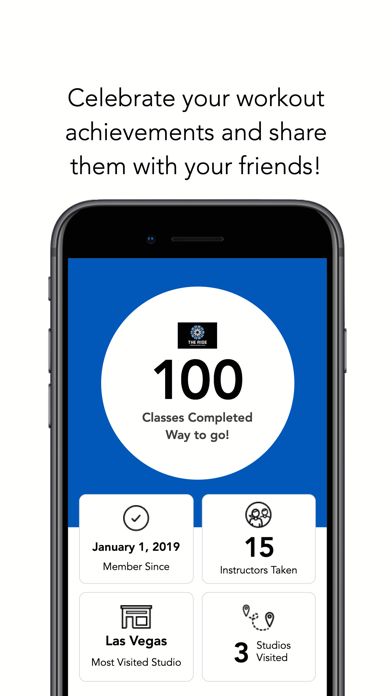 THE RIDE: INDOOR CYCLING iPhone screenshot 4 - Health & Fitness app