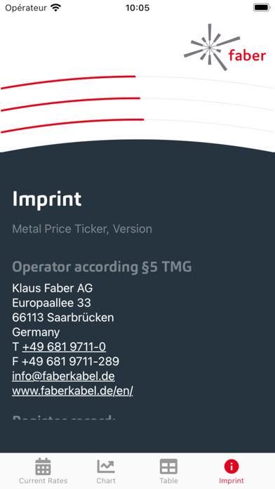 Metal Price Ticker Screenshot