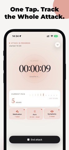 MigrainePal: Headache Tracker Screenshot 3 of 8