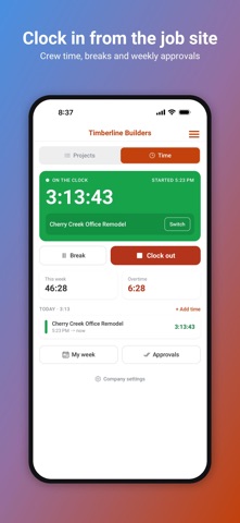 Screenshot 3 of ConsLog Construction Software App
