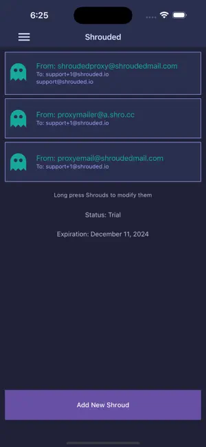 Shrouded Email Utility screenshot 2