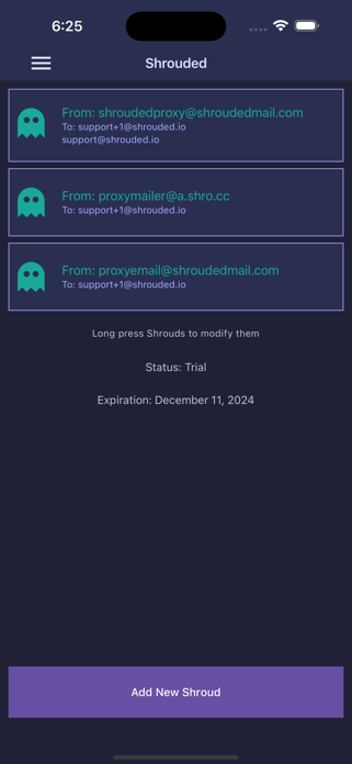 Shrouded Email Utility Screenshot 2 of 4