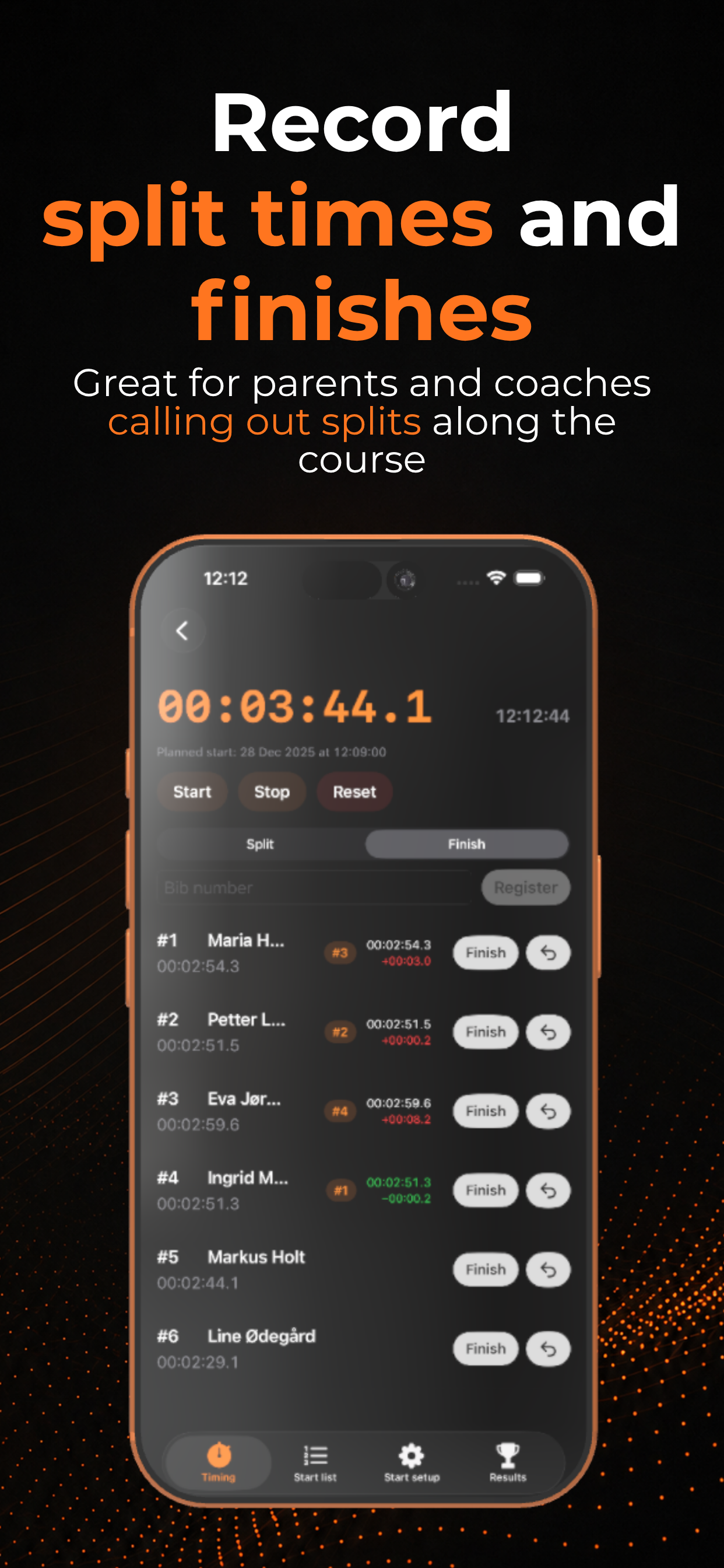 SplitX Timing screenshot 2