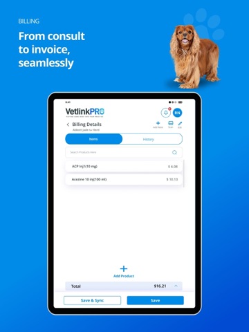 Vetlink Pro Mobile iPad screenshot