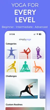 Simply Yoga - Home Workouts: Screenshot 2 von 5
