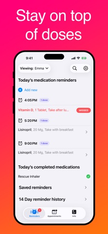 MedTime Medication Tracker Screenshot 1 of 6