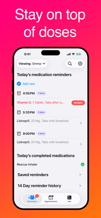 MedTime Medication Tracker Screenshot 1 of 6