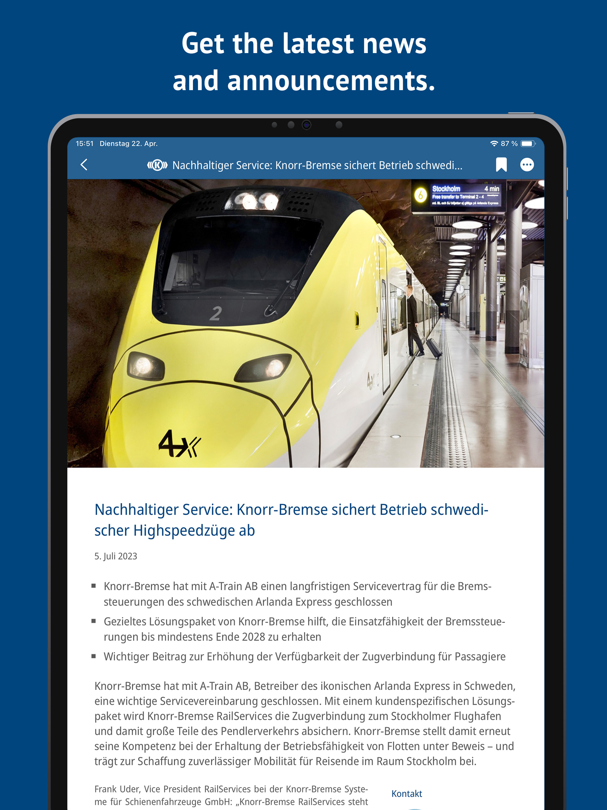 Knorr-Bremse mobile